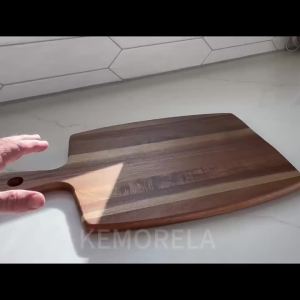 Acacia Wood Cutting Board and Chopping Board with Handle for Meat Cheese Board Vegetables Bread and Charcuterie Kitchen Tool