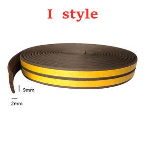 5/10m Seal Strip Self-Adhesive D Type Doors Window Gasket Soundproof Rubber Foam Weatherstrip Sealed Collision Strip