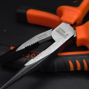 Harden 6" 8" Long Nose Plier (PROFESSIONAL) Multi Functional Custom Professional 6" CRV Pro Long Flat Nose Plier