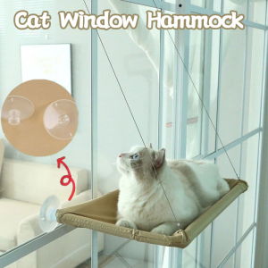 Hanging Cat Bed Pet Cat Hammock Aerial Cats Bed House Kitten Climbing Frame Sunny Window Seat Nest Pet Accessories