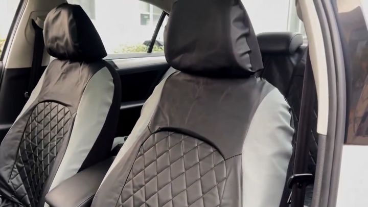 Universal Leather seat Car Seat Covers Set Protectors Washable