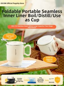 CECON | Portable Foldable Travel Electric Kettle