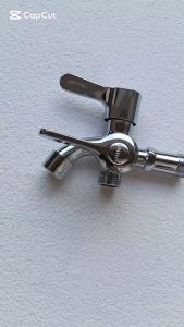 [ VIENA ] Kran Cabang Keran Air Double Keran Shower Anti Karat 0172