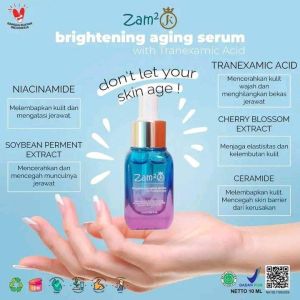 SERUM WAJAH ZAMZAM JK || SERUM WAJAH GLOWING JERAWAT FLEK HITAM