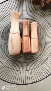 Bộ 3 chày gỗ màu tự nhiên
