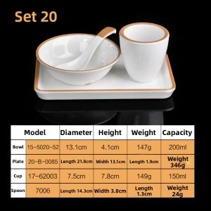 New Durable Restaurant Dinnerware Set