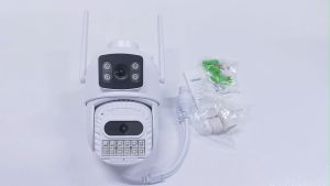 Hamrol 10MP 5G&2.4GHz PTZ WiFi IP Camera Outdoor Waterproof Auto Tracking Wireless CCTV O-KAM APP