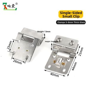 No-Drilling Required Glass Hinges
