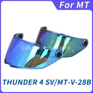 MT Helmet Visor Shield For THUNDER 4 SV Sunscreen Capacete Windshield Uv Protection Motorcycle Replace Extra Lens MT-V-28B