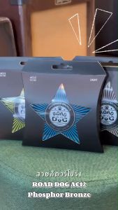 สายกีตาร์โปร่ง ROAD DOG AC Series รุ่น AC11 เบอร์ 11-50 / PU Polymer coating Phosphor Bronze Acoustic Guitar Strings
