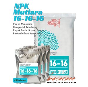 NPK Mutiara 16-16-16. Pupuk Majemuk Fase Pertumbuhan