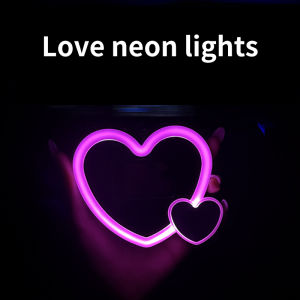 New solar powered car with triangular windows heart-shaped neon lights illuminated rear windows interior decoration atmosphe