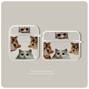 Cat Face Mirror Surface Protective Case for AirPods pro 2 Wireless Bluetooth Box Second Generation Earphone Shell Mirror AirPods 3 Earphone Cover Four Generations