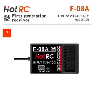 Bộ Thu Đa Kênh HOTRC Tương Thích Với CT-4A CT-6A CT-8A HT-8A DS600 Dành Cho Xe RC - F-01A F-01AT F-06A F-06AT F-08A F-08AT SBUS-A