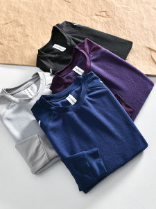 Thermal Locking Quick Dry Fleece Lined Sporty round Neck Long Sleeve Base Shirt T-Shirt for Men Breathable Standard Fit Youth Fashion