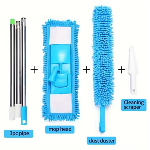 Adjustable Microfiber Ceiling Fan Cleaner Brush Duster Wall Cobweb Mop Cleaning Tool 除尘刷 Berus Habuk