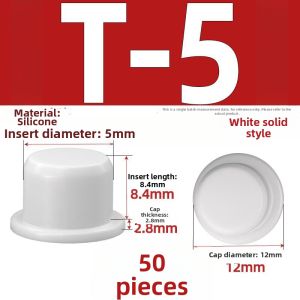 TIANZHUOJINSHU | T-shaped Rubber and Silicone Dust Plugs