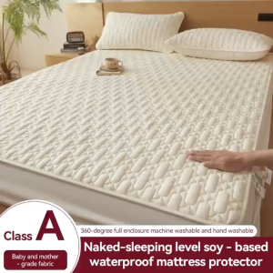 Kanata Mattress Pad Cover Protector Waterproof Mattress Cover Waterproof Bedsheet Bed Protector 1pc