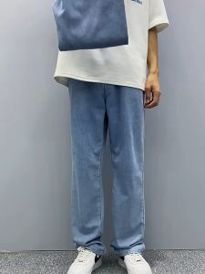 jeans Biru Sedang pria button jeans celana jeans stretch pria straight jeans pria loose jeans pria celana jeans kaki lebar pria celana jogger jeans pria Celana kasual pria korea celana remaja baggy pants jeans high waist boyfriend