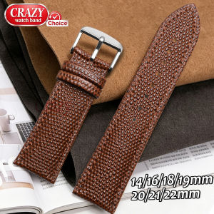 Lizard Texture Leather Watch Strap 14mm16mm 18mm19mm 20mm 21mm 22mm Business Women Men Bracelet Universal for Tudor Replace Band