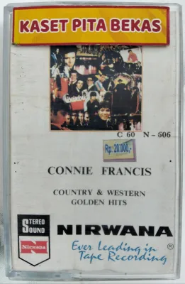 Kaset pita bekas Connie Francis golden hits