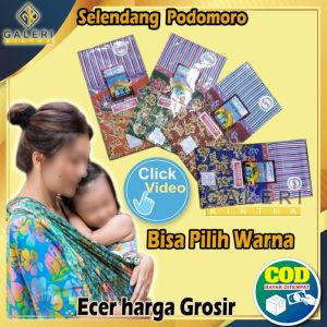 Selendang Slendang Jarik Gendong Gendongan Bayi Cukin Halus Merk Podomoro