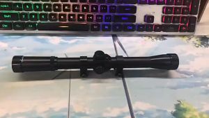 4x20 Scope with 11mm Bracket Mount Holder