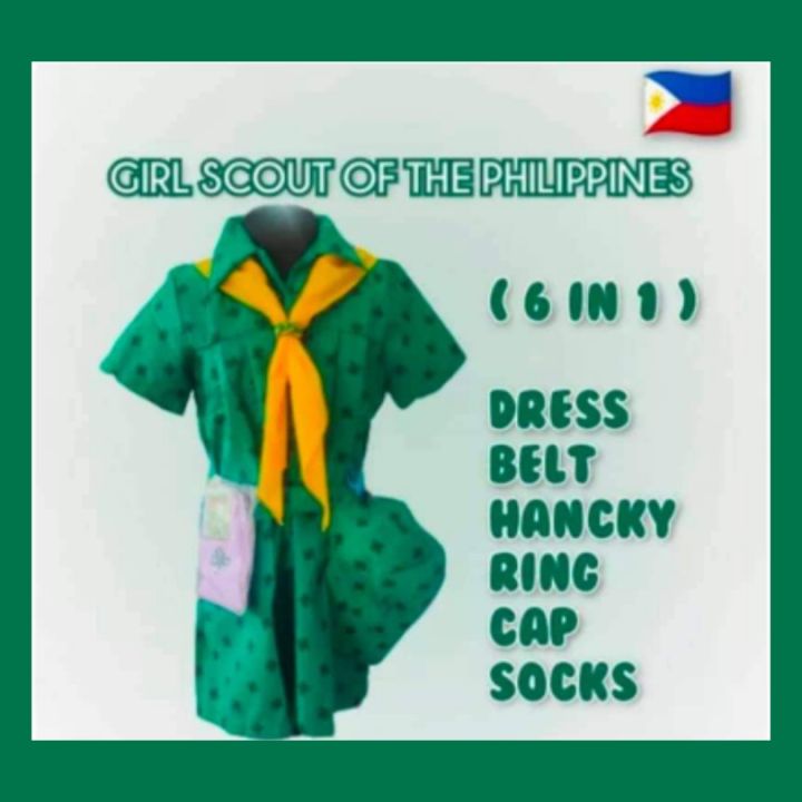 GIRL SCOUT DRESS (6 IN 1) SET GSP TYPE A Lazada PH