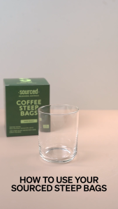 Sourced Coffee Steep Bags 10 Bags/Pack From Melbourne Australia
