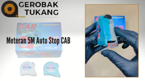 Meteran 5M Auto Stop Cab / Meteran Tukang / Rol Meteran ABS