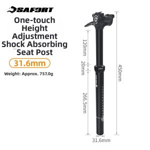 Shock Absorption One-click Adjustment Seatpost
