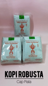 PROMO KOPI BUBUK MURNI ROBUSTA - ARABICA KASPANDI CAP PIALA (BUNGKUS KERTAS)