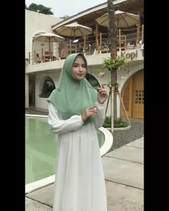 HIJAB INSTAN NAZWA SIZE S - M ROYAL JERSEY PREMIUM JILBAB INSTAN SPORT by elmitha hijab