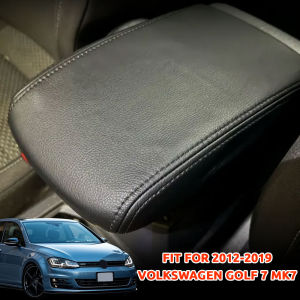 PU Leather Car Armrest Cover For VW Volkswagen Golf 7 MK7 2012-2019 Center Console Lid Armrest Box Protective Case