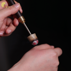 Mudu Ai Jin Tool Chen Ai Cheng Ai Jiu Bar Three Pronged Scraper Ash Extension Portable Acupoint Heating Device Stainless Steel