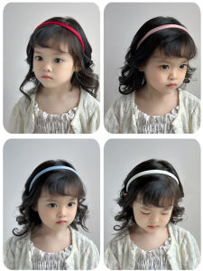 ยางรัดผมเด็ก เรียบง่าย เด็กทารก เครื่องประดับผม Basic เด็กผู้หญิง ที่คาดผมไม่กระชับล้างหน้าวงผมสีลูกกวาด เด็กผู้หญิง S Headwear