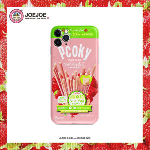 Original JOEJOE Strawberry Silicone Phone Case for Apple iPhone 12 pro Max XR SE Couples Phone Covers British Style TPU