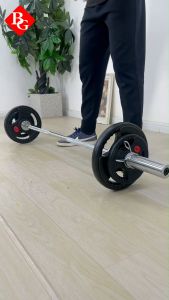 HTD Sport Rubberized Weight Plate Barbell Coated Alat Olahraga Fitness Angkat Besi 5Kg Q302