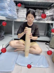 แก้วกาแฟร้อน 50ใบ 5.5 ออนซ์ 3.5 ออนซ์ แก้วกระดาษ 160 มล.