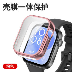Huawei Fit3 Silicone Protective Case Full Cover Smart Sports Watch Impact Resistance Tempered Glass One Piece Anti-Fall Accessories