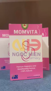 Viên uống Momvita– Cung cấp DHA EPA vitamin và khoáng chất cho mẹ bầu hỗ trợ sức khỏe thai kỳ (30 viên)