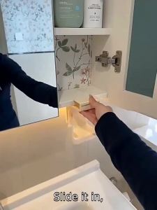 U-shaped Hanging Tissue Holder Sticky Mount Punch-Free Waterproof Kitchen Storage Rack Bathroom Mirror Cabinet Face Towel Holder