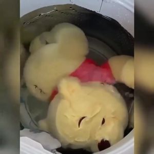 ตุ๊กตาการ์ตูนหมีพูห์ ผ้าฝ้าย แบบนิ่ม เหมาะกับของขวัญวันเกิด ของเล่นสําหรับเด็ก