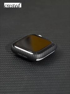 Cover For Apple watch case 44mm 40mm 45mm 41mm 42mm 38mm Carbon fiber Bumper Protector iWatch series 7 3 4 5 6 SE 8 Accessories