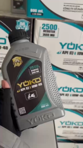 Combo Nhớt Xe Máy Tay Ga 2500 Bình 800ml & Nhớt Lap 120ml - Combo Bảo Dưỡng Toàn Diện Cho Xe Tay Ga Hàng Chính Hãng Yoko
