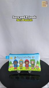 Luce And Friends Yubileum Souvenir Gereja Natal Paskah Dompet Hadiah Mini Wallet Case Pouch Selempang Maskot Tahun Yubelium