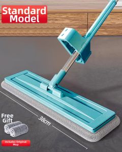GUOQI | Hands-Free Self-Wringing Flat Mop Home Cleaning