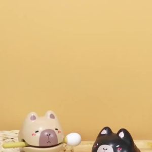 卡皮巴拉摆件Capybara Wooden Fish Desktop Decoration 卡皮巴拉木鱼摆件 办公室桌上摆件 Creative Birthday Gift 可爱生日礼物 Home Desk Ornament 家居桌面装饰品