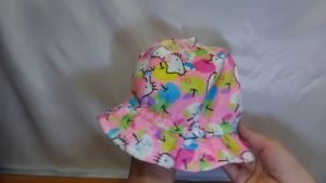 Topi Bucket Frutty Anak Laki Laki Perempuan Motif Love & Hewan Usia 0 - 1 Tahun