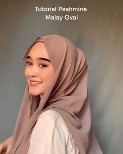 KERUDUNG PASMINA OVAL CERUTY & HIJAB PASMINA CURVE BAHAN CERUTY BABY DOLL - RANAZ COLLECTION